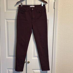 KanCan Maroon Skinny Jeans